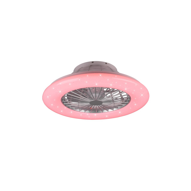 Ventiluxe Plafondventilator luciano met verlichting Ø50cm 3 snelheden afstandsbediening zwart 2881827 large