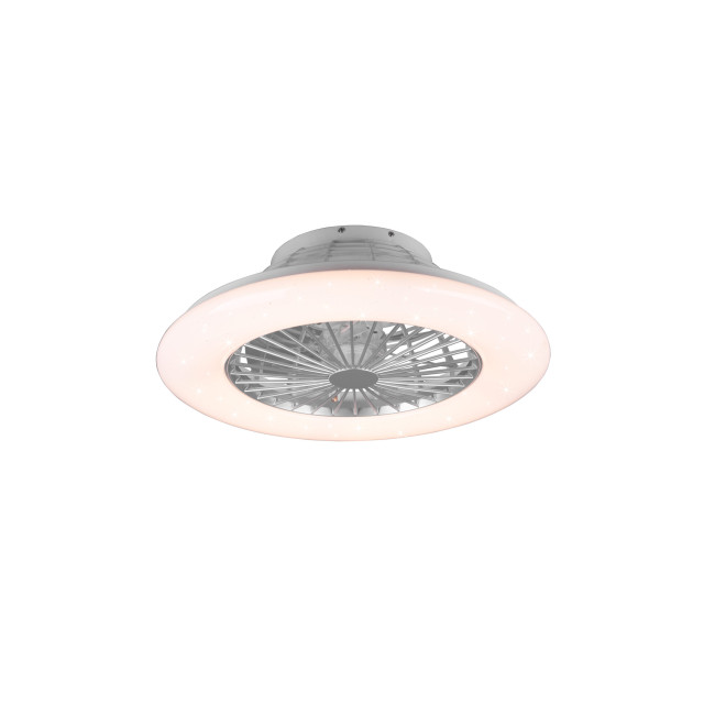 Ventiluxe Plafondventilator luciano met verlichting Ø50cm 3 snelheden afstandsbediening zwart 2881827 large