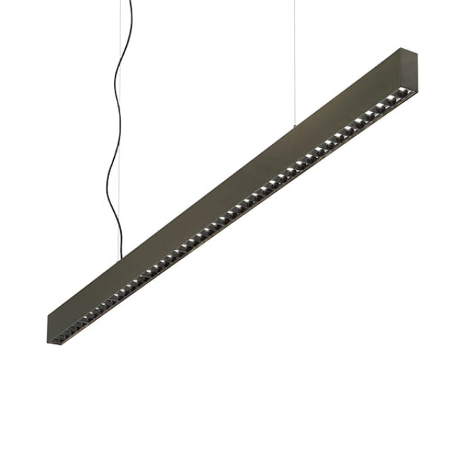 Ideal Lux office hanglamp aluminium led zwart 2603738 large