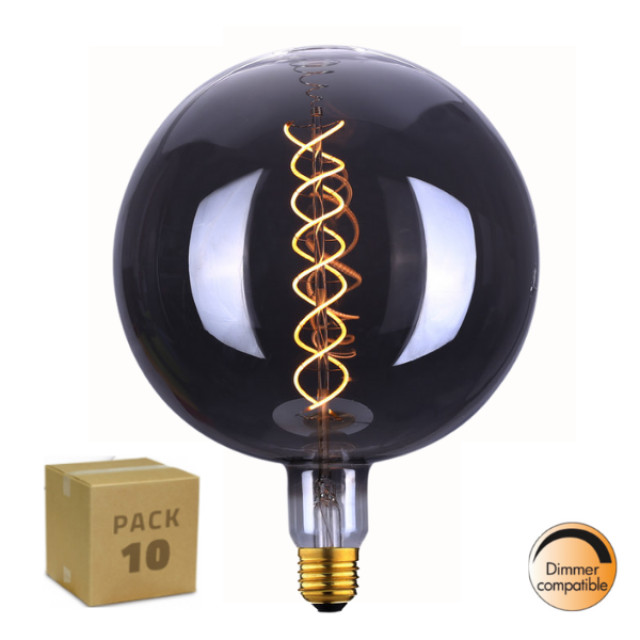 Highlight 10 pack kristalglas filament lamp smoke dimbaar 2755512 large