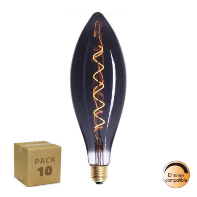Highlight 10 pack kristalglas filament lamp – smoke dimbaar 2755522 large