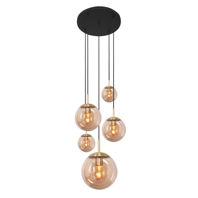 Bright Home Design hanglamp aurora kleurig 5-lichts 2990152 large