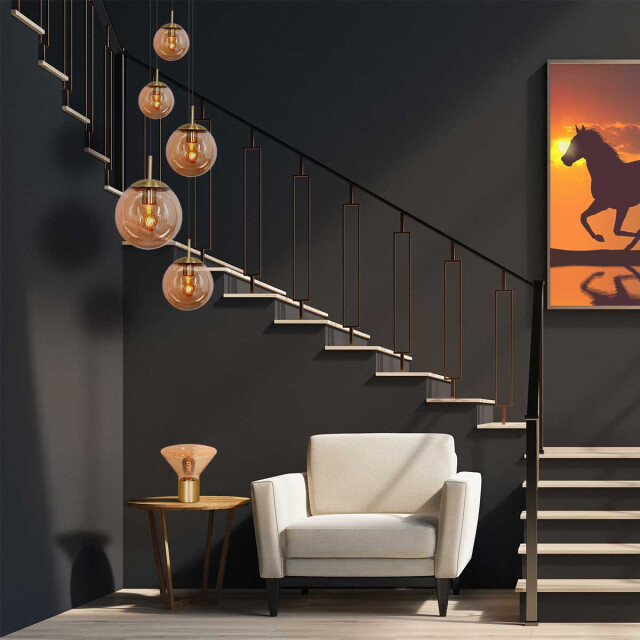 Bright Home Design hanglamp aurora kleurig 5-lichts 2990152 large