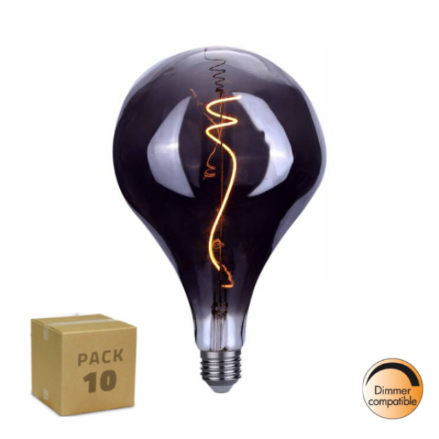 Highlight 10 pack kristalglas filament lamp smoke – dimbaar 2755536 large