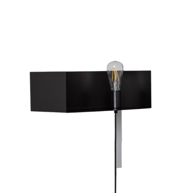 Bussandri Exclusive moderne wandlamp metaal modern e27 l:20cm voor binnen woonkamer eetkamer slaapkamer wandlampen zwart 2601034 large