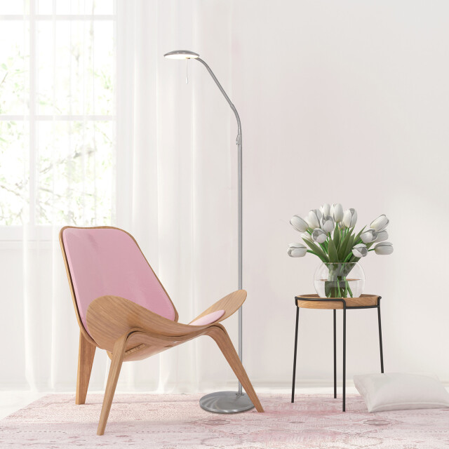 Bright Home Moderne vloerlamp vesper staal 2990395 large