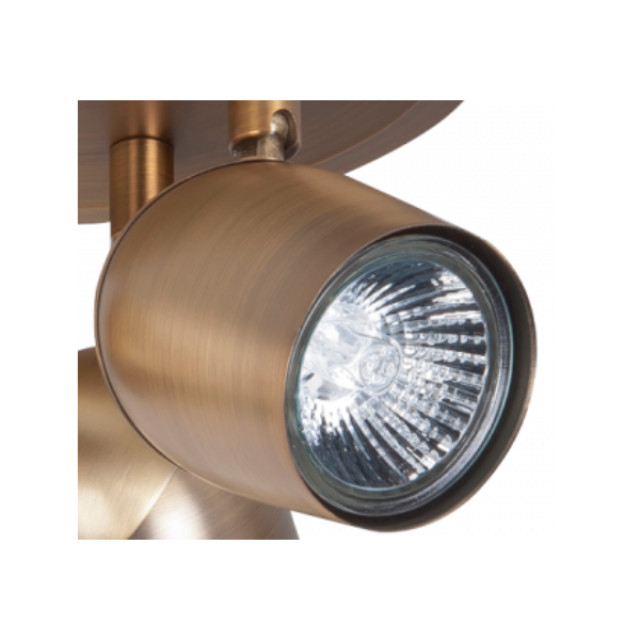 Highlight ovale plafondlamp gu10 22 x 22 x 13cm brons 2605240 large