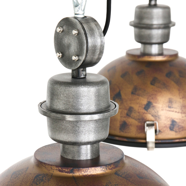 Steinhauer Landelijke hanglamp - glas landelijk e27 l: 165cm voor binnen woonkamer eetkamer - 2600582 large