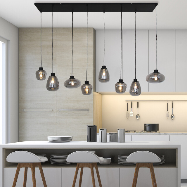 Bright Home Design hanglamp stella glas 8-lichts 2990749 large