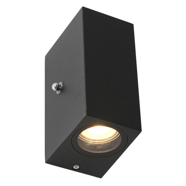 Steinhauer Buiten wandlamp met schemersensor buitenlampen zwart 2600562 large