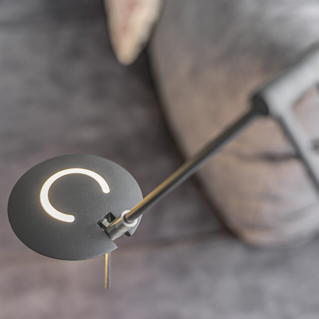 Bright Home Moderne vloerlamp vega zwart 2-lichts 2990415 large