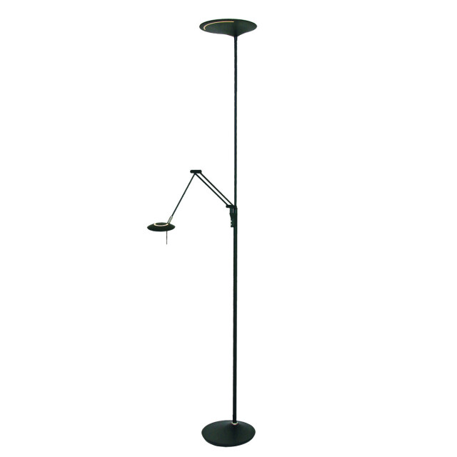 Bright Home Moderne vloerlamp vega zwart 2-lichts 2990415 large