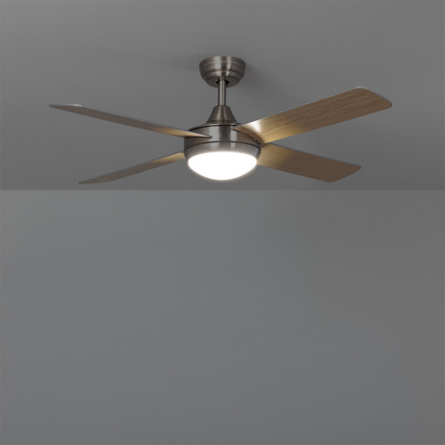 Ventiluxe Plafondventilator leandro met verlichting Ø132cm 6 snelheden afstandsbediening - 2881850 large