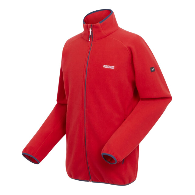 Regatta Heren hadfield full zip fleece jas UTRG7256_dangerred large