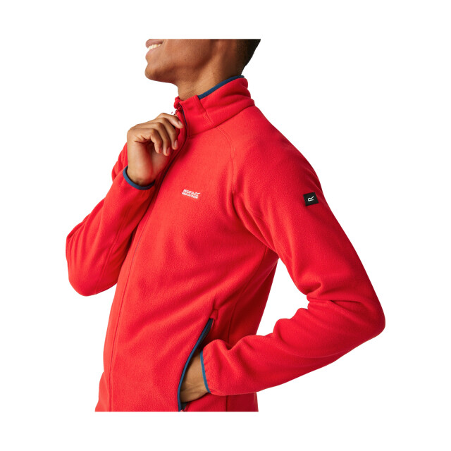Regatta Heren hadfield full zip fleece jas UTRG7256_dangerred large