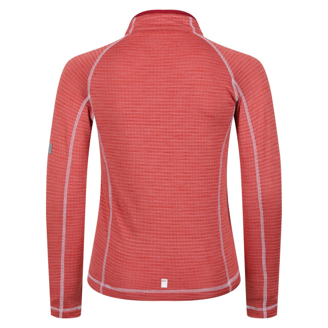 Regatta Kinderen/kinderen berley half zip top met lange mouwen UTRG4502_mineralred large
