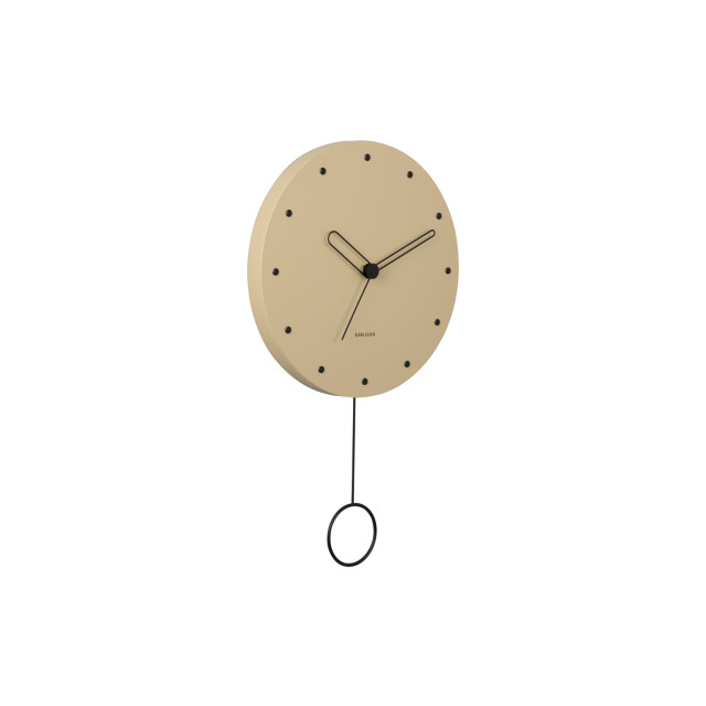 Karlsson wandklok studs pendulum zand- Ø30cm 2843897 large