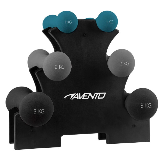 Avento Handgewichten met rek 118292 large