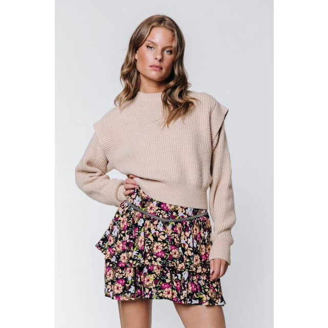 Colourful Rebel Mosh flower mini skirt - 4469.80.0488 large