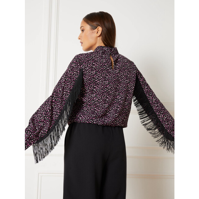 Refined Department Alvera ladies woven flowy dots blouse dessin 4389.89.0205 large