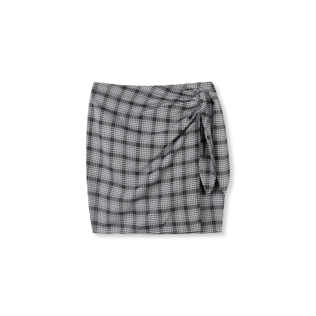 Refined Department Jazzie woven flowy check skirt dessin 4469.89.0112 large