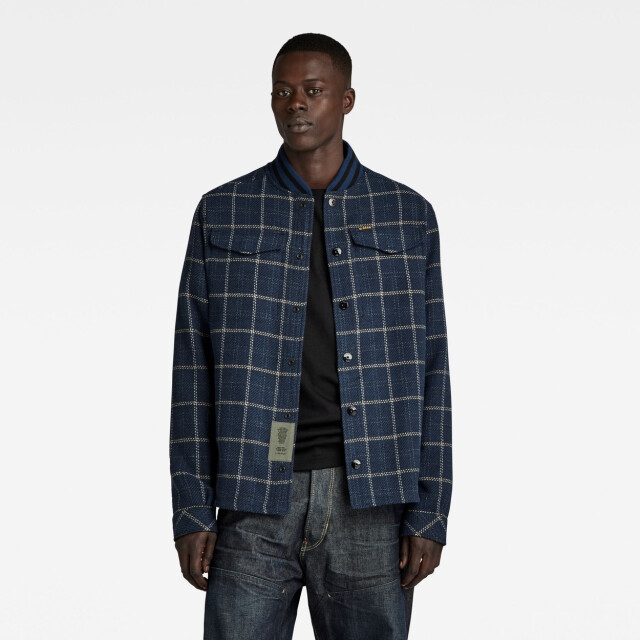 G-Star Bomber collar overshirt dessin 5309.39.0210 large