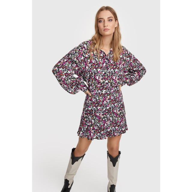 Alix The Label Ladies woven blurry flower blouse color 4309.92.0014 large