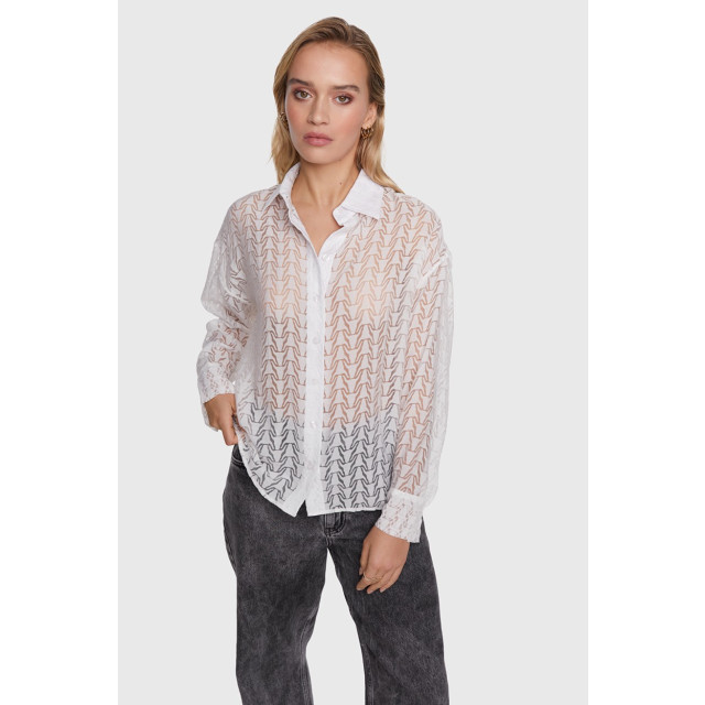 Alix The Label Ladies woven bunn out blouse 4309.02.0119 large