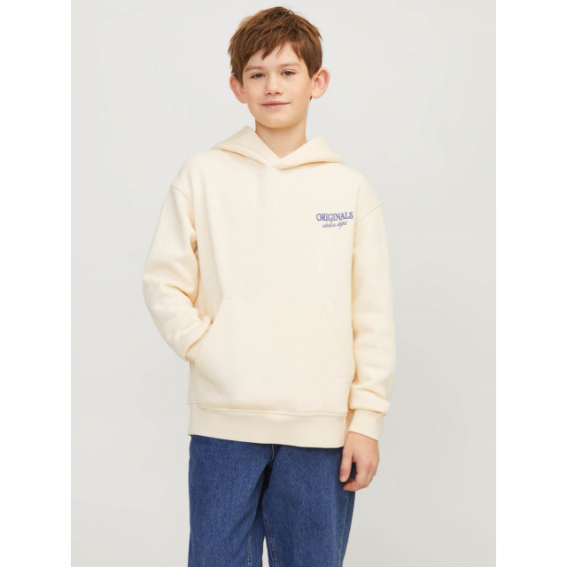 Jack & Jones Jorsantorini graphic sweat hood jnr ecru 3209.03.0002 large