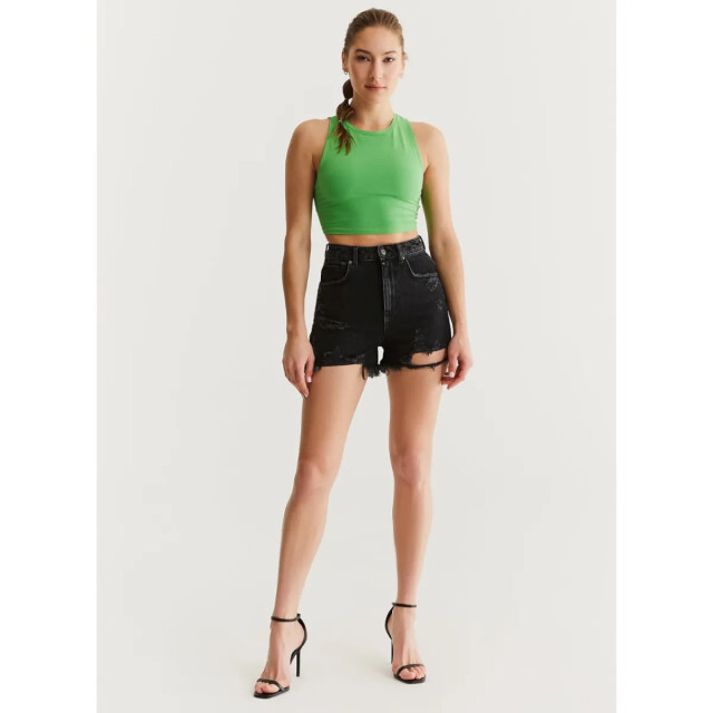 Cup of Joe Mini short; %100 co; l00; 183 black denim 4159.81.0005 large