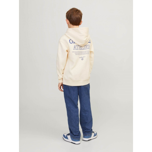 Jack & Jones Jorsantorini graphic sweat hood jnr ecru 3209.03.0002 large