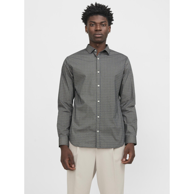 Jack & Jones Jprblablackpool stretch shirt ls ss dessin 5309.39.0199 large