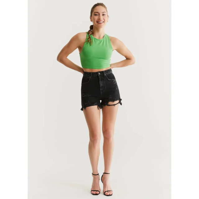 Cup of Joe Mini short; %100 co; l00; 183 black denim 4159.81.0005 large