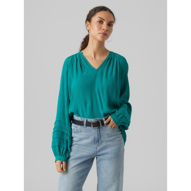 Vero Moda Vmcitta ls top wvn btq esmerald 4389.24.0093 large