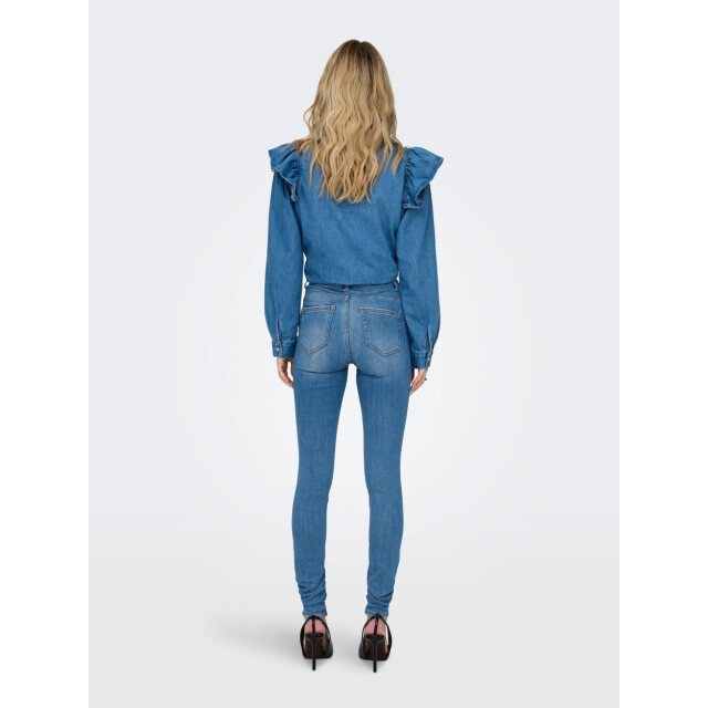 Only Onlblush hw sk push up rea451 blue denim 4101.35.0814 large
