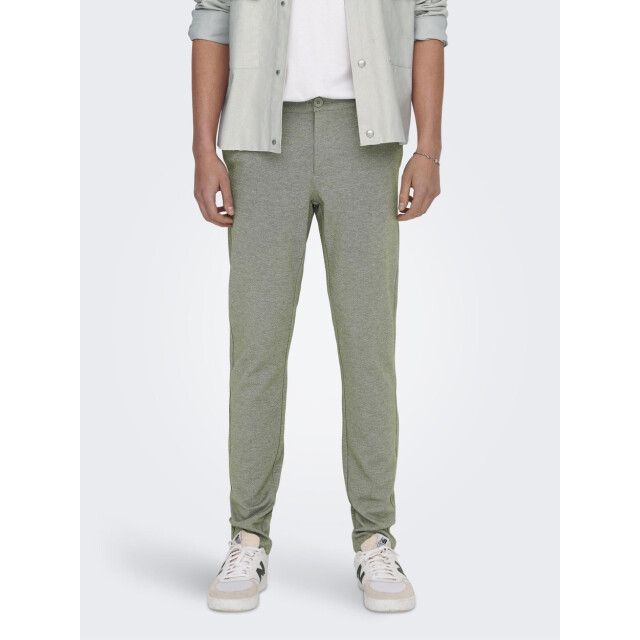 Only & Sons Onsmark slim tap 0209 melange pant olijf 5109.22.0008 large