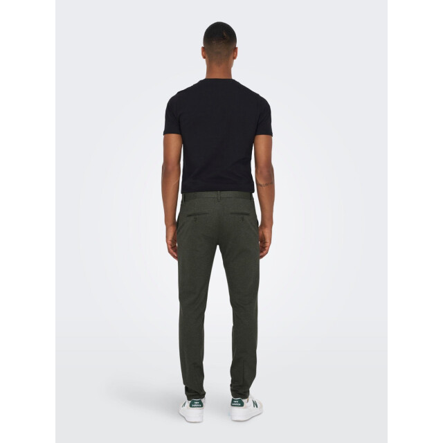 Only & Sons Onsmark tap herringbone 2911 pant n olijf 5109.22.0005 large
