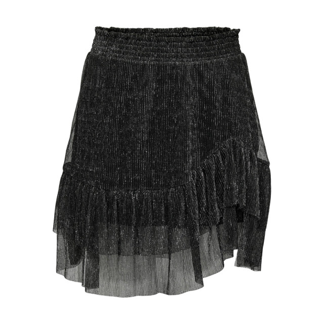 Only Onlmiana plisse glitter skirt jrs zilverkleurig 4469.97.0009 large