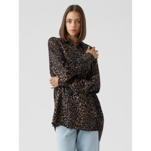 Vero Moda Vmkittie mdot ls oversize shirt wvn dessin 4309.79.0036 large