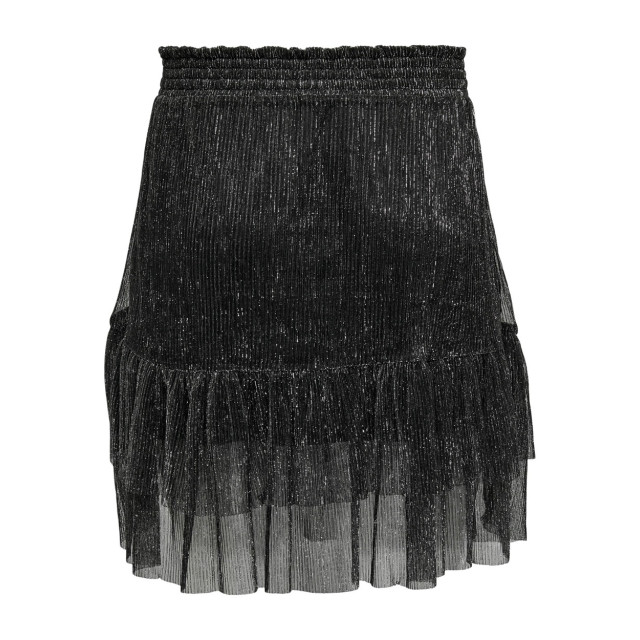 Only Onlmiana plisse glitter skirt jrs zilverkleurig 4469.97.0009 large