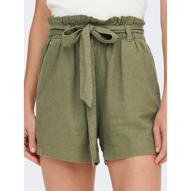 Jacqueline de Yong Jdysay mw linen shorts wvn army 4159.26.0026 large