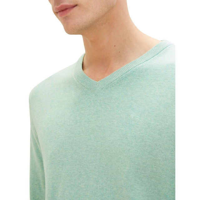 Tom Tailor Basic v-neck mint 5219.21.0012 large