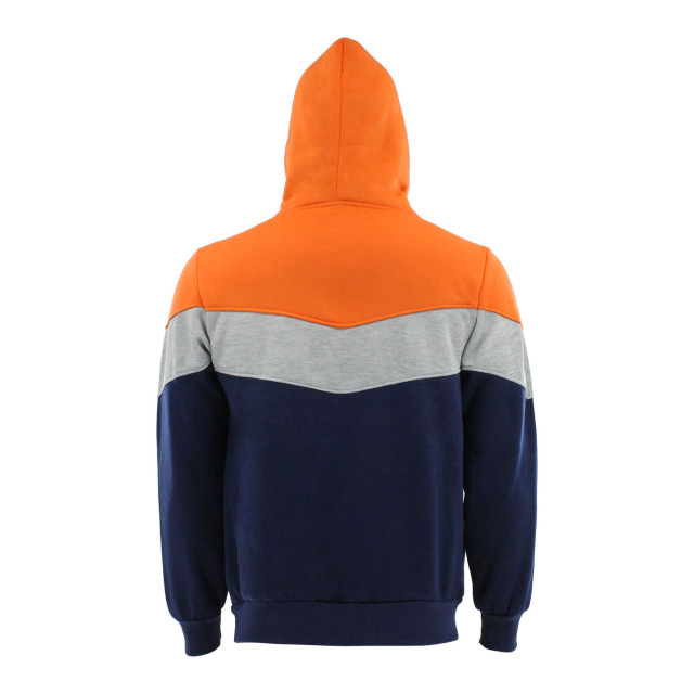 Legend Sports Hoodie legend tricolore dames/heren oranje fleece Y5610001ORL large