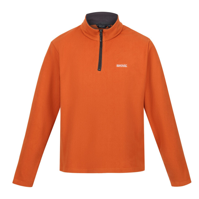 Regatta Geweldig voor buiten heren thompson half zip fleece sweater UTRG1390_burntcopper large