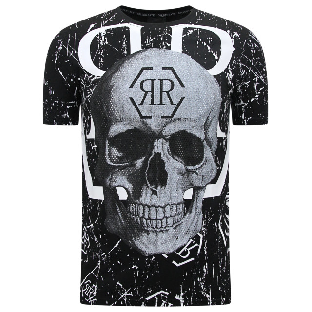 Enos Skull rhinestone t-shirt 7972 large