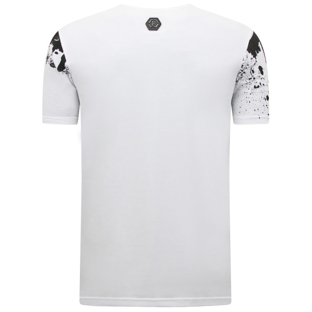 Enos Skull rhinestone t-shirt 7979 large