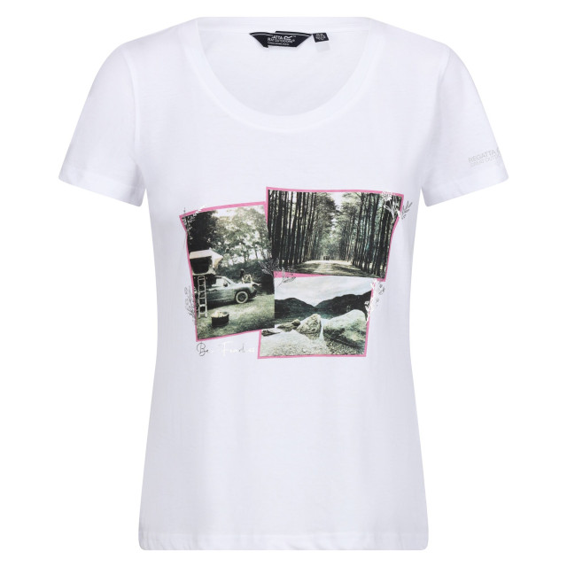 Regatta Dames filandra viii foto t-shirt UTRG10198_white large