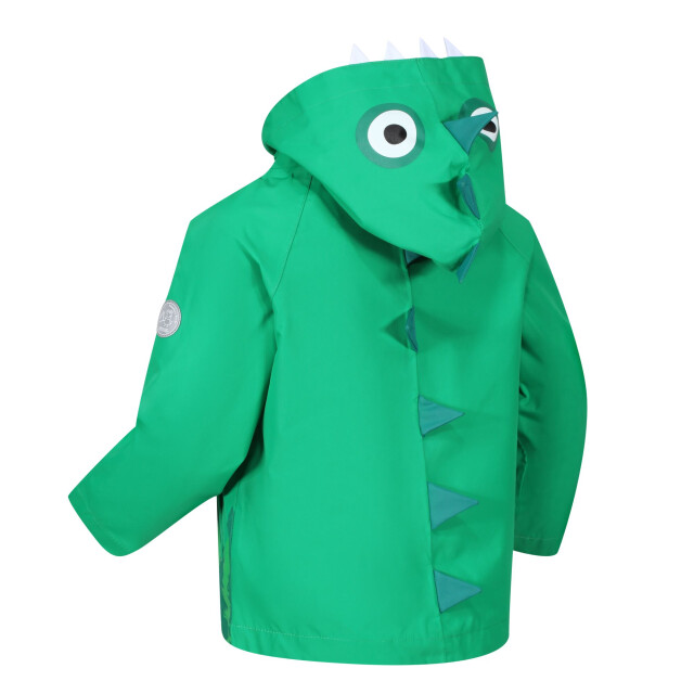 Regatta Waterdichte jas voor kinderen/kinderen dinosaurus UTRG10239_jellybeangreen large