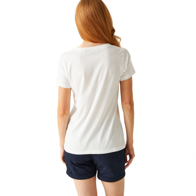 Regatta Dames filandra viii foto t-shirt UTRG10198_white large