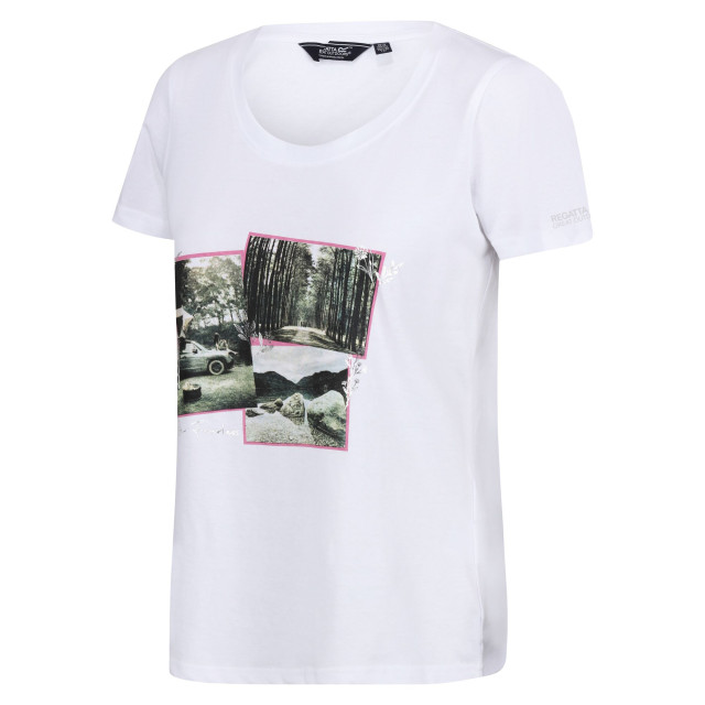 Regatta Dames filandra viii foto t-shirt UTRG10198_white large